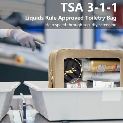 LETGO Clear Makeup Bags, TSA Approved Toiletry Bag - Image 5