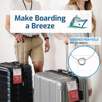 Cruise Ship Essentials, Cruise Luggage Tags, Lanyards for Cruise Ship Cards, Beach Towel Bands, Travel Clothesline, Cruise Essentials 2025 Set Works with All Cruise Lines