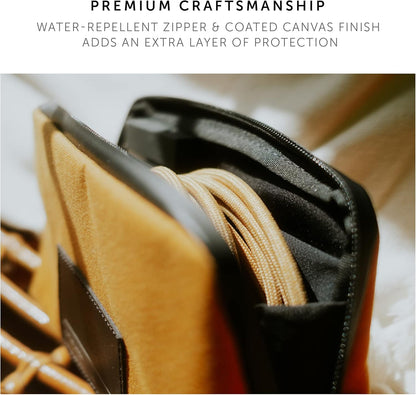 Native Union Stow Lite Organizer W.F.A Tech Organizer – Minimalist Travel Pouch Made of Recycled Materials for Everyday Accessory Storage & Protection – Stores Cables, Chargers & More (Kraft)