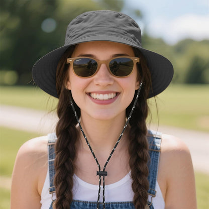 Durio Waterproof Bucket Hats for Woman UPF 50+ Sun Hat UV Protection Packable Rain Hats for Women Lightweight Hiking Hat