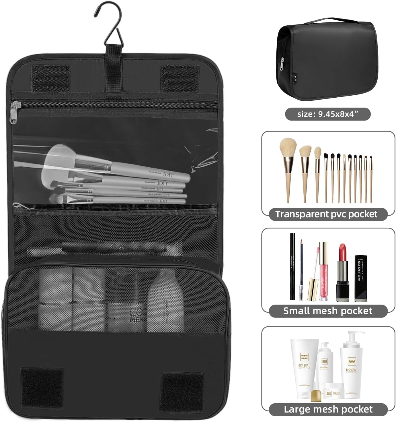 BAGAIL 6 Set/8 Set/10 Set Packing Cubes Various Sizes Packing Organizer for Travel Accessories Luggage Carry On Suitcase