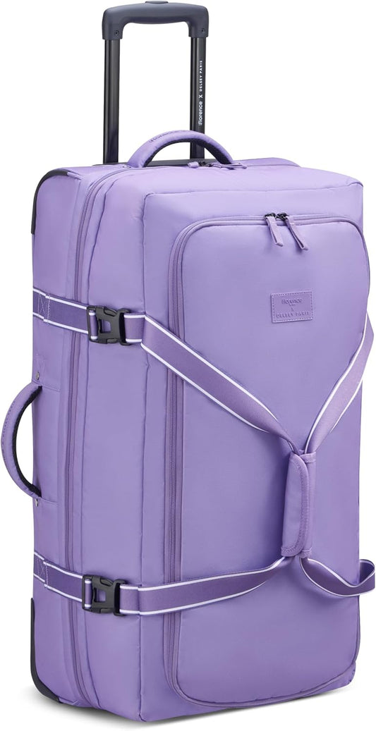 florence by mills Women's Two Wheel Rolling Travel Duffle Bag