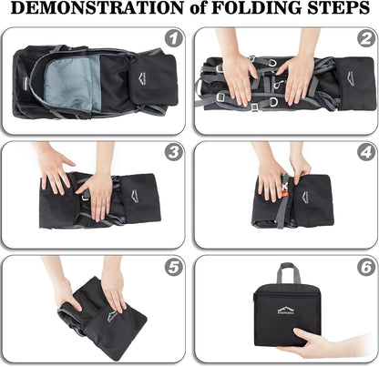 Hiking Backpack,Large 35L Travel Backpacks for Men Women,Water Resistant Ultra Lightweight Foldable Packable Camping Daypack for Outdoor Sports