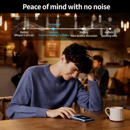 Language Translator Device, 159 Languages, 2025 AI Pocket Offline Instant Voice Translator, English to Spanish Translator Device, Communication Translation Device for Business Travel Study