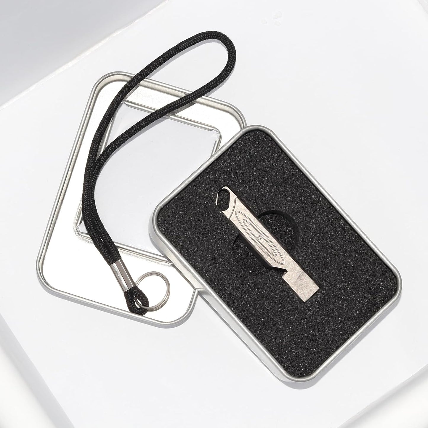 Dog Whistle to Make Dogs Come to You, Emergency Whistle Survival Loud for Women, Metal Whistle with Lanyard, Kayak Whistle Emergency Waterproof for Hikers