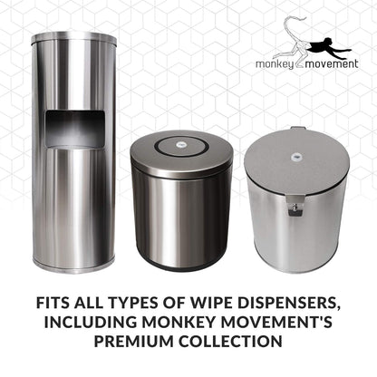 Dry Wipe Kit: 7200 Wipes (7" x 6"): Make Your Own Wet Wipes Using Your Preferred Cleaning Solution: 6 Mega Rolls + 4 Dispensing Buckets