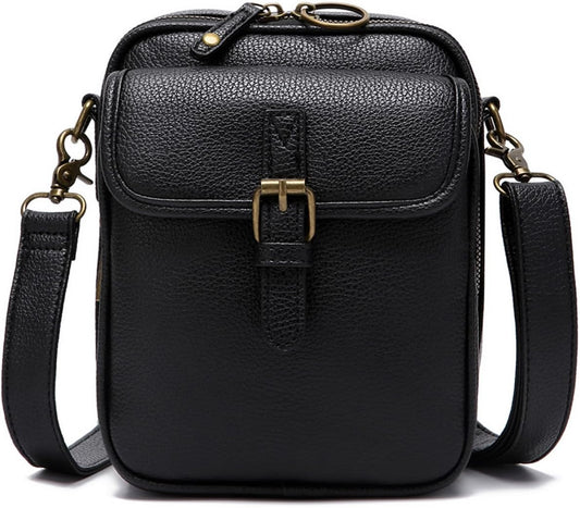 1060 Leather Crossbody Bags for Women Anti-Theft Vegan Purse with Card Slots, Travel Shoulder Bag, Waterproof Crossbody Purse