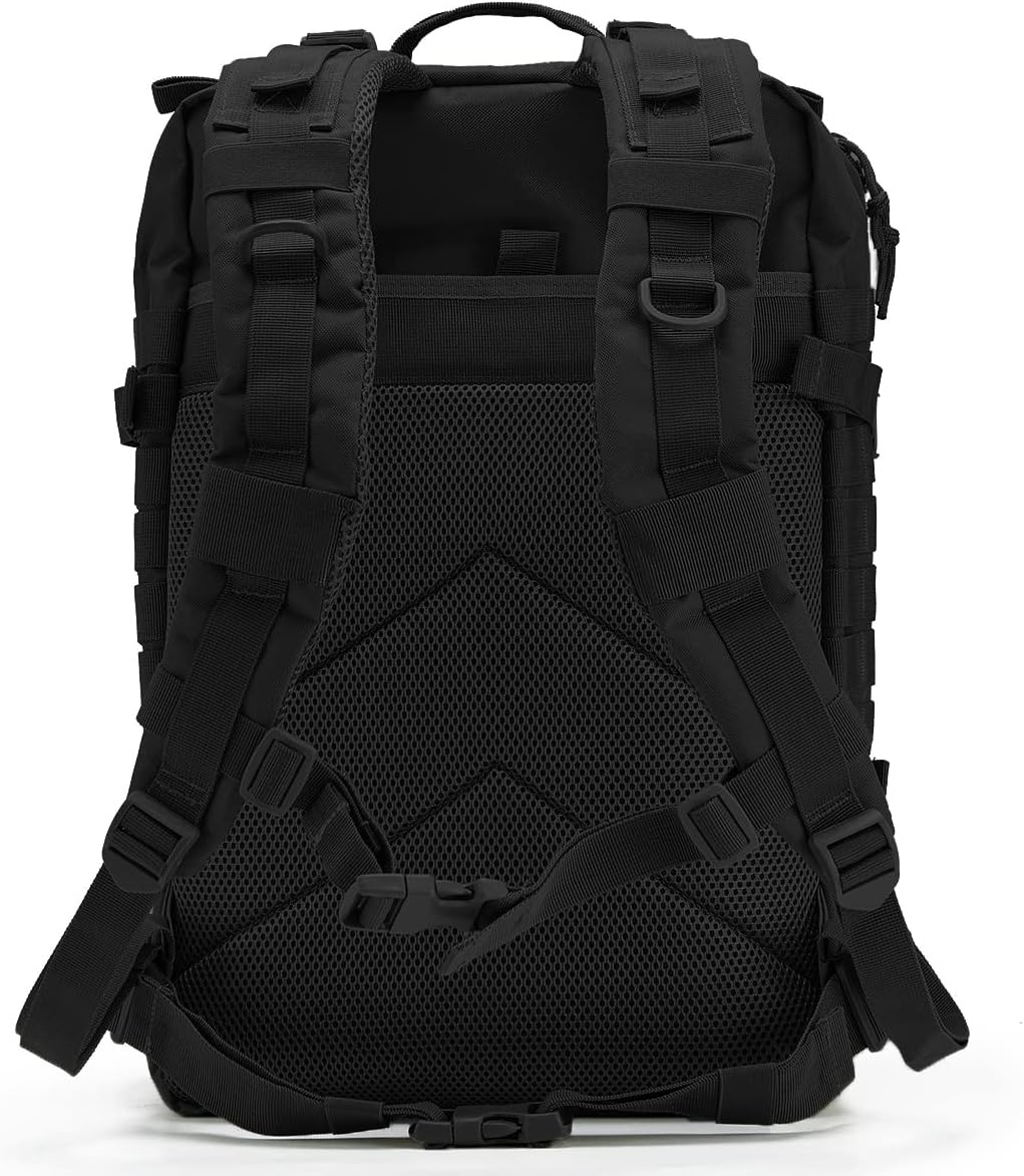 QT&QY 45L Military Tactical Backpacks For Men Camping Hiking Trekking Daypack Bug Out Bag Lage MOLLE 3 Day Assault Pack