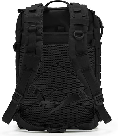 QT&QY 45L Military Tactical Backpacks For Men Camping Hiking Trekking Daypack Bug Out Bag Lage MOLLE 3 Day Assault Pack