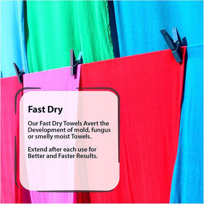 Outdoors Microfiber Towel Fast Drying Soft Feel Fast Action Drying for Gym Beach Outdoors Travel Yoga Camping Compact Size 2 Piece Set 30x60 in and 12x24 in Red MFT2PRD