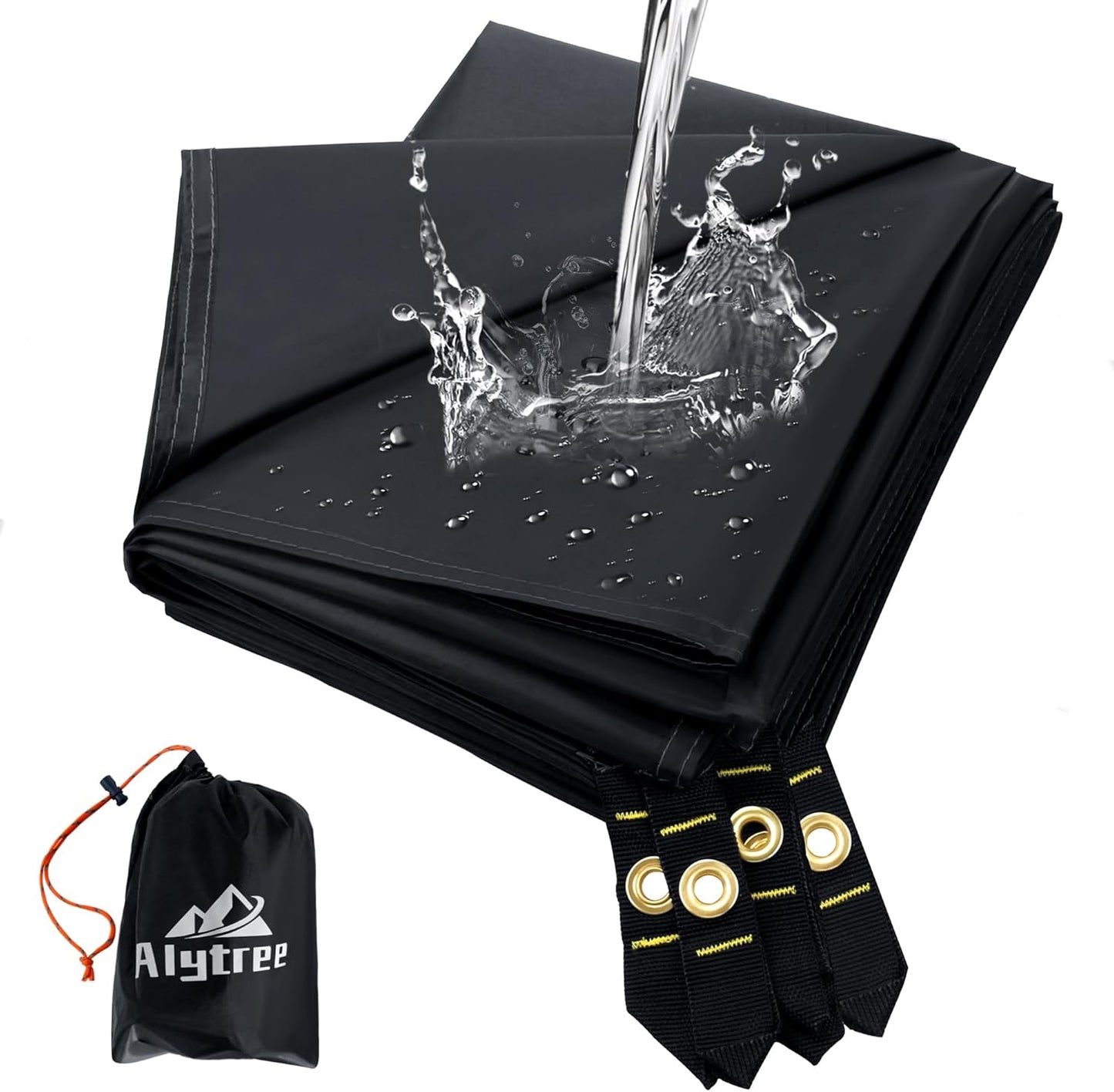 Camping Tent Footprint - 86'' x 31'', Waterproof Ground Sheet Mat for Tent - Ultralight Tarp for Hiking, Backpacking, and Beach Use