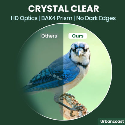 12x32 Compact Binoculars for Adults and Kids - High Powered Lightweight Small Binoculars with Large View - Super Bright Waterproof Binocular for Bird Watching Travel Cruise Ship Hiking Sports Concert