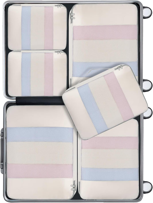 BAGAIL 6 Set/8 Set/10 Set Packing Cubes Various Sizes Packing Organizer for Travel Accessories Luggage Carry On Suitcase