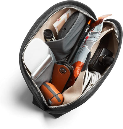 Bellroy Classic Pouch, Everyday kit, Leather and Woven Fabric (pens, Cables, Cosmetics, Personal Items)