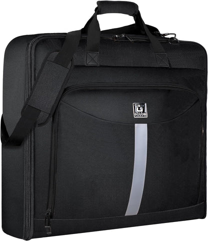 Garment Bags for travel,Hanging clothes Bag for Men Women,Suit Bags with Shoulder Strap,Wedding dress/shirt carry on luggage with fence hook,Wrinkle Free foldable duffle bag,Waterproof luux travel bag
