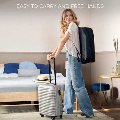 Kinderkraft CAMI 3-in-1 Baby Bed, Travel Bed for Baby, from Birth to 3 Years, Baby cot, Travel cot, Easy to Fold Compactly, Travel Bag Included, Two Levels, Black