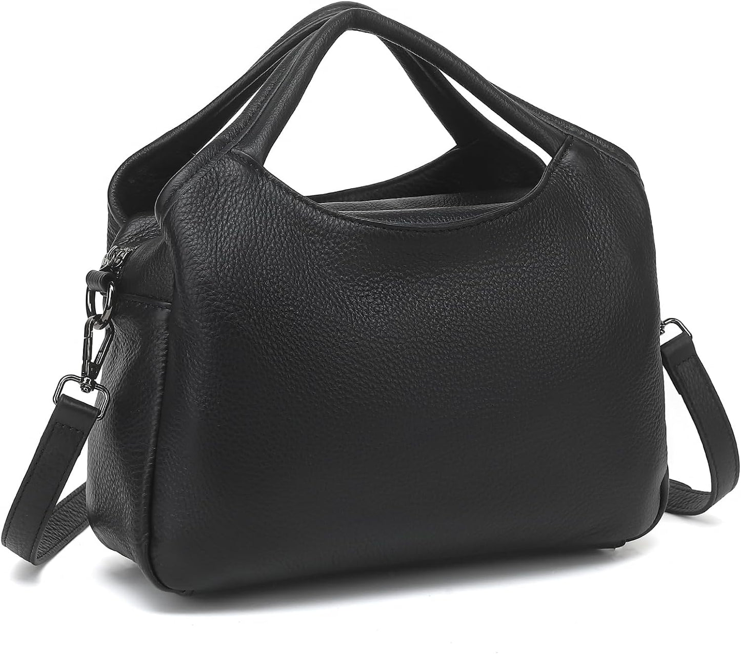 KOGTLA Genuine Leather Purses for Women, Crossbody Shoulder Bags with Top-Handle, Tote Satchel Handbags