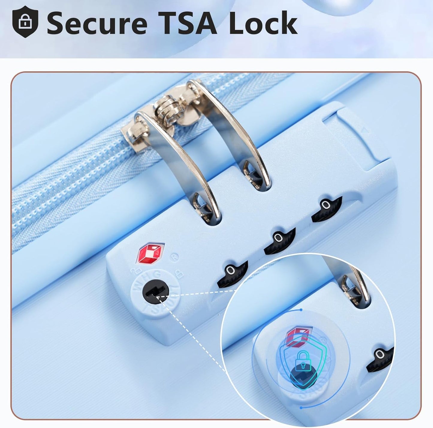 Merax 20 Inch Carry On Luggage Airline Approved, Hardshell ABS Suitcase with Spinner Wheels, TSA Lock, Lightweight Travel Luggage for Business Trips & Weekend Getaways