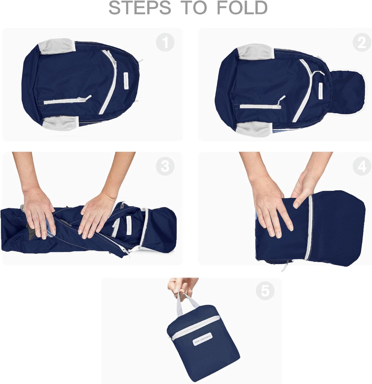 35L Foldable Waterproof Backpack For Outdoor Sports Travel Inside Wet Clothes Compartment Packable For Multiple