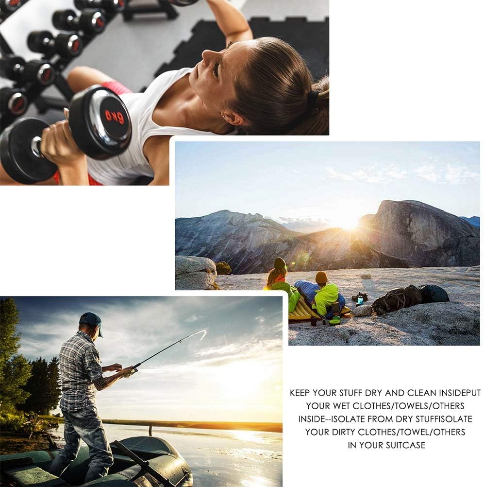 Pimoys 5 Pack Waterproof Dry Sacks, Lightweight Outdoor Dry Bags Ultimate Dry Bags for Kayaking Rafting Boating Camping (1.5L, 2.5L, 3.5L, 4.5L, 6L)