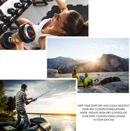 Pimoys 5 Pack Waterproof Dry Sacks, Lightweight Outdoor Dry Bags Ultimate Dry Bags for Kayaking Rafting Boating Camping (1.5L, 2.5L, 3.5L, 4.5L, 6L)