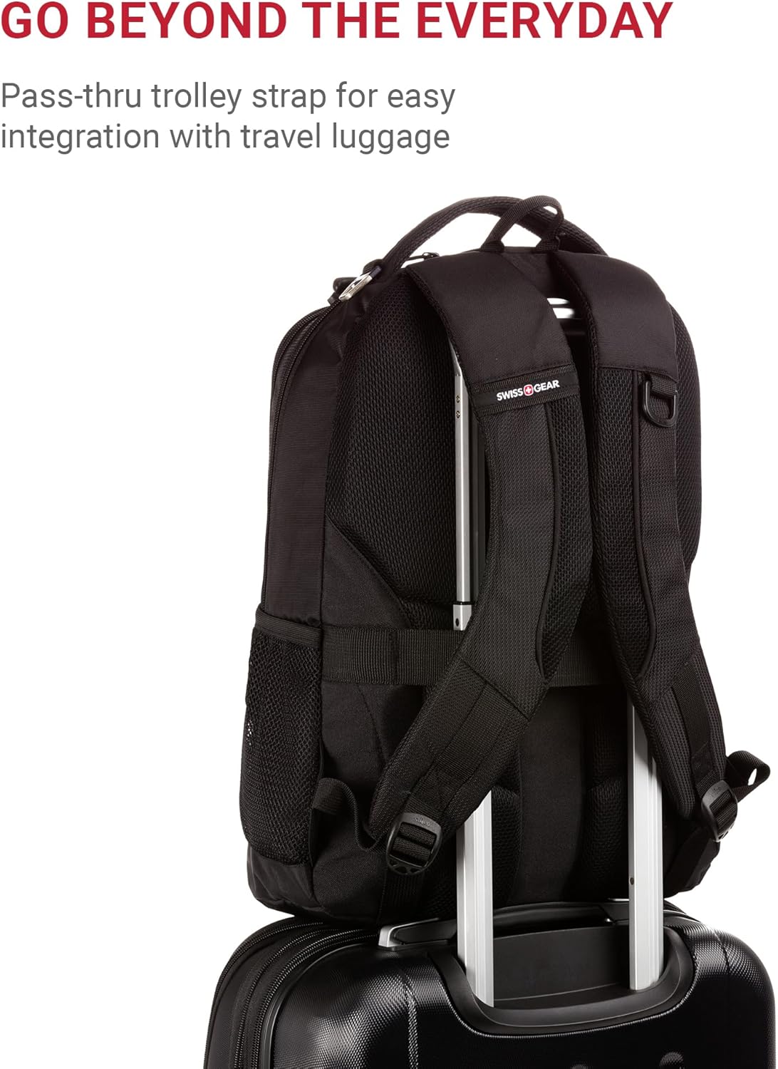 SwissGear Cecil 5505 Laptop Backpack, Black, 18-Inch