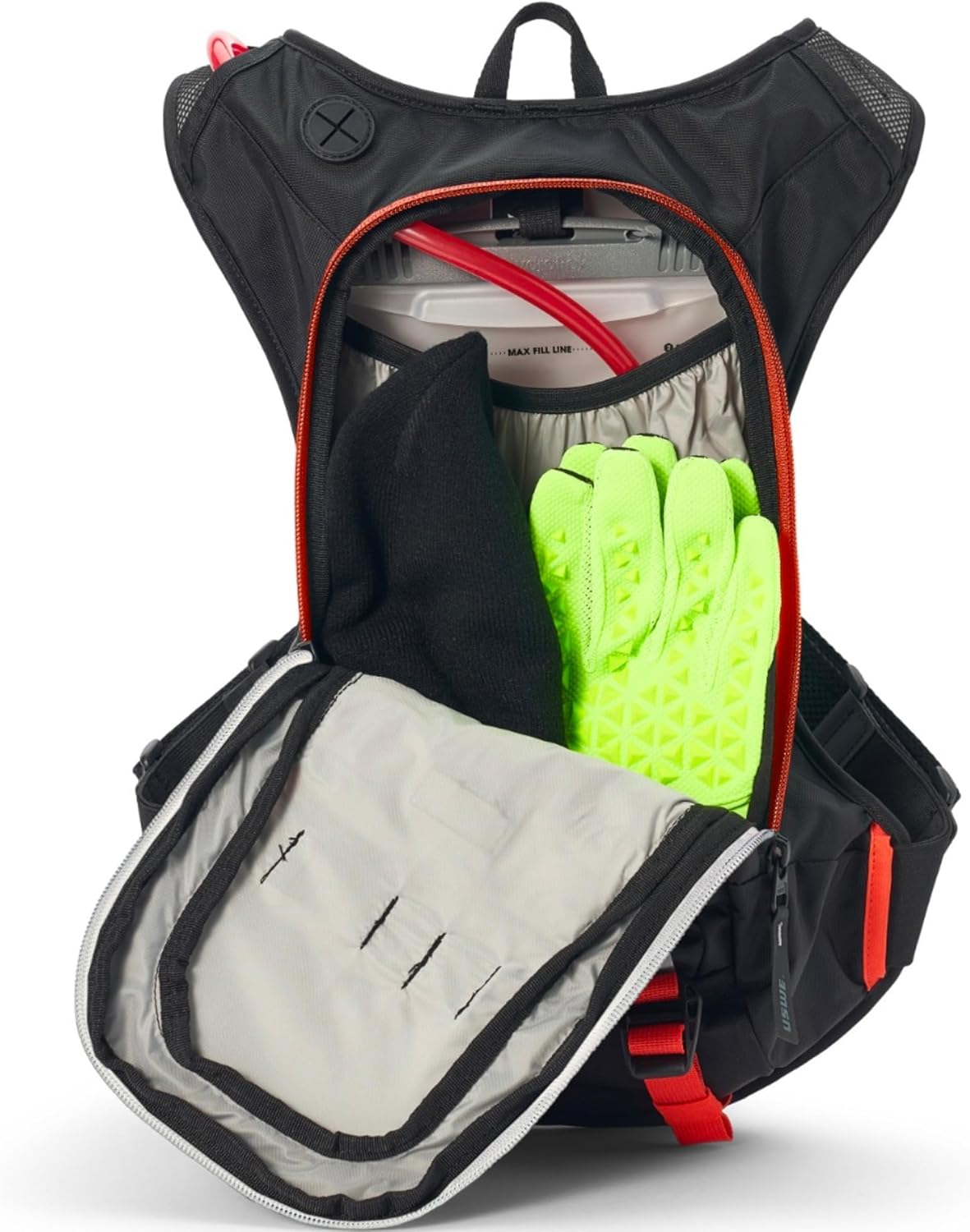 USWE Outlander Hydration Pack with Water Bladder, Hydration Backpack - Backpack for Cycling, MTB, Trail Running & More