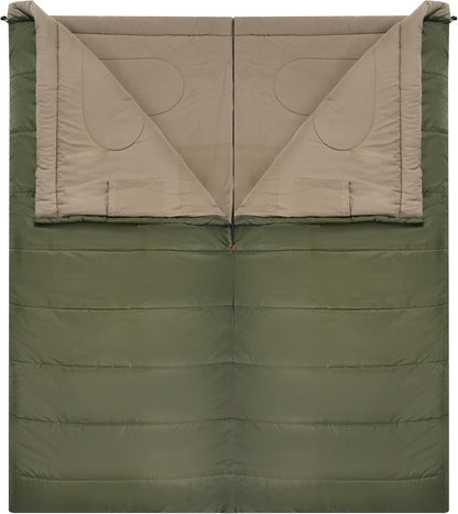 PO PO BEAR Zero Degree Sleeping Bag for Adults 100% Cotton Flannel Tall and Big