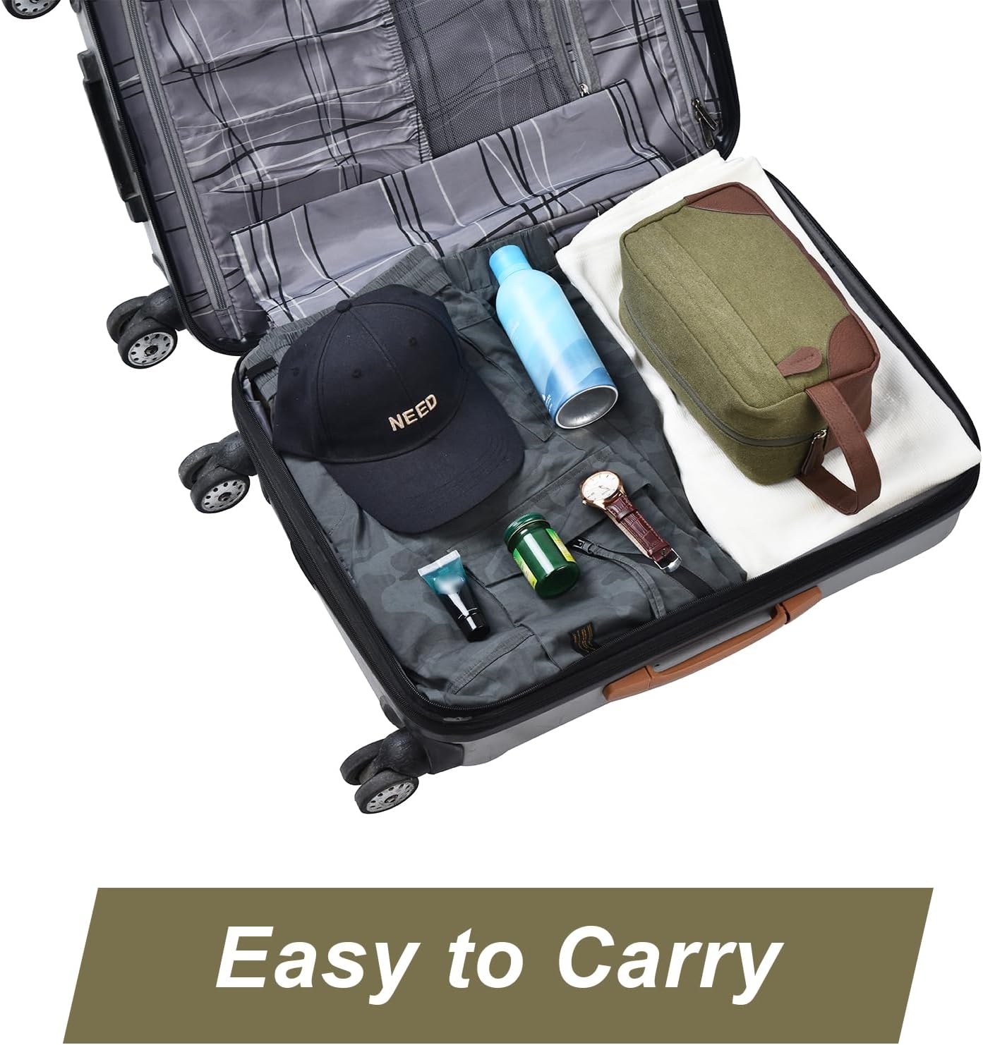 Dimayar Duffle Bag for Men, Expandable to 50L Large-Capacity Weekender, Water-Resistant Mens Duffle Bags for Traveling, Durable Overnight Carry-On, Versatile for Gym and Travel