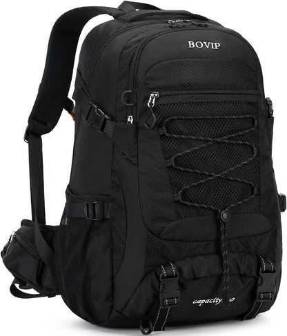BOVIP 40L Hiking Backpack Waterproof Lightweight Daypack Travel Sports Camping Backpack for Men Women