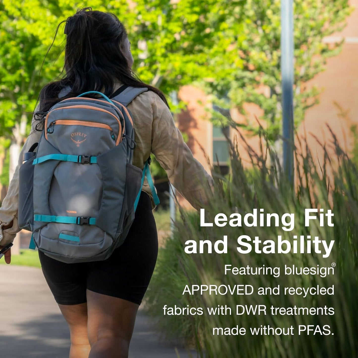 Osprey Proxima 30L Campus Laptop Backpack - Organized Everyday Pack with Tech Storage, Water Bottle Pockets, and Comfortable Carry - Perfect for School, Commuting, and Travel, Firestarter Orange