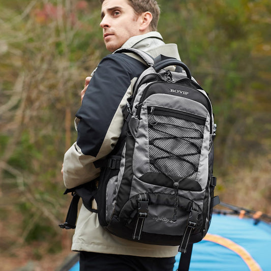 BOVIP 40L Hiking Backpack Waterproof Lightweight Daypack Travel Sports Camping Backpack for Men Women