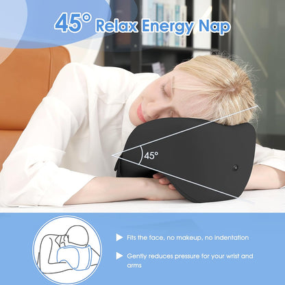 Travel Neck Pillow, Advanced Neck Support for International Flights, 3D Eye Masks, Ear Plugs and Storage Bag, Memory Foam U-Shaped Pillow for Travel, Sleep Rest, Trains, Road Trips