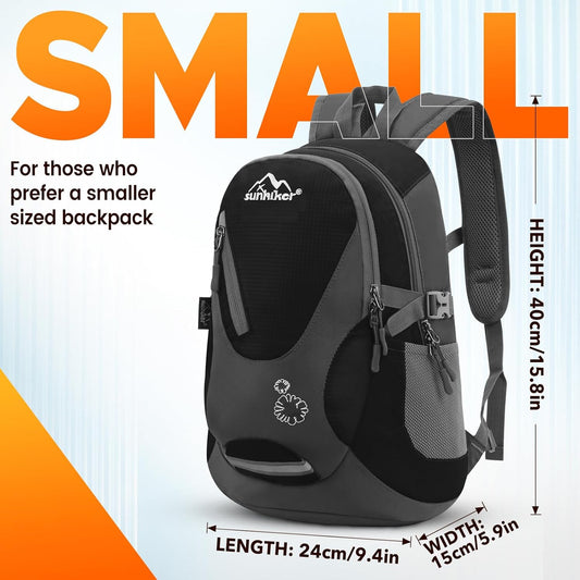 sunhiker Cycling Hiking Backpack Water Resistant Travel Backpack Lightweight SMALL Daypack M0714