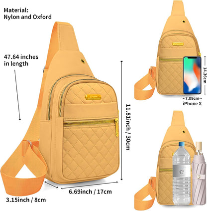 Small Sling Bag For Women Men Casual Crossbody Sling Backpack