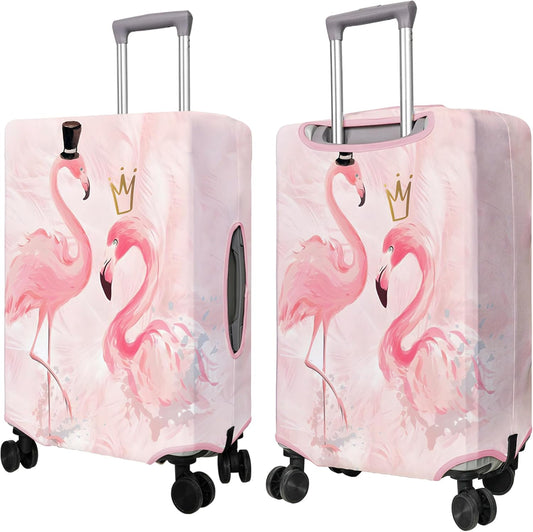 Travel Luggage Cover Suitcase Protector Fits 18-32 Inch Wheel Covers PatternedTravel Related Items Flower Luggage Protector Elastic XL