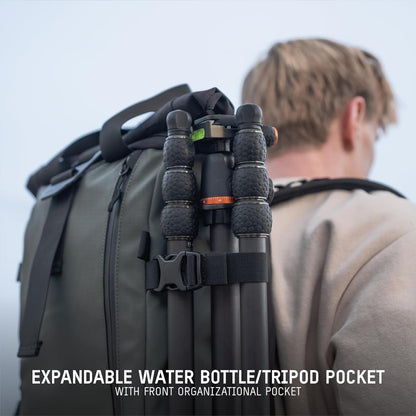 WANDRD PRVKE 21L, V3 Backpack: Weather-Resistant Travel & Camera Backpack with Laptop Sleeve, Quick Side Access, Clamshell Opening – Ideal Photography & Travel Bag (Yuma Tan)