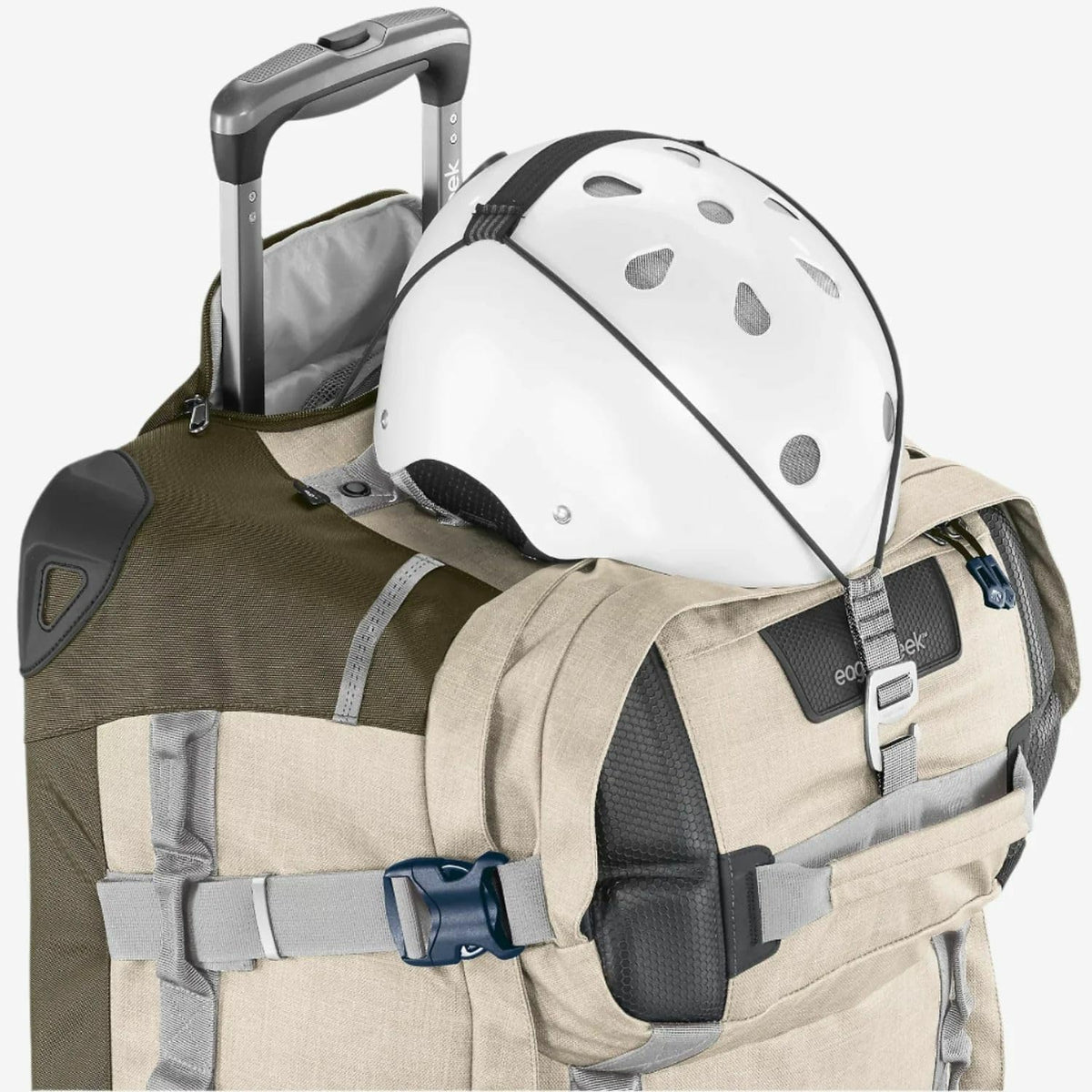 eagle creek Expanse ORV 2-Wheel 30" Trunk – Wheeled Duffel Bag for Travel & Adventure – Durable, Weather-Resistant Fabric – Heavy-Duty Handles – Wet & Dry Compartment – Beige
