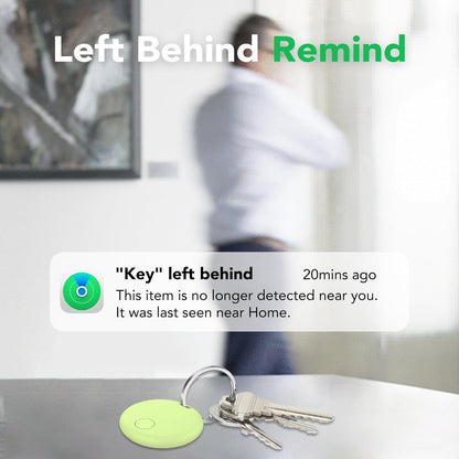 Air Tracker Tags-4 Pack: Smart Bluetooth Tracker, Item Finder Works with Apple Find My (iOS Only) App, Trakcer Tag Locator for Keys, Luggage, Satchel, Backpack etc. (Not for Android Devices)