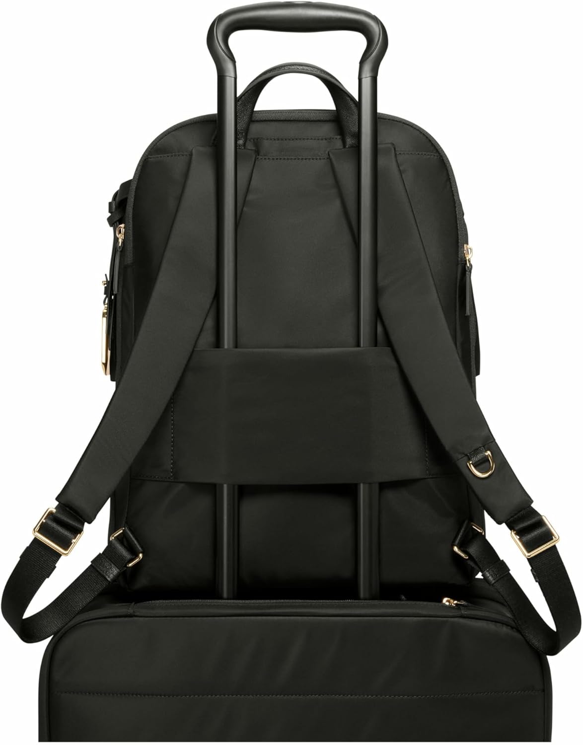 TUMI - Voyageur Montana Backpack - Stylish Travel Backpack for Women - For Business, Work - Fits up to 16" Laptops - Black/Gold