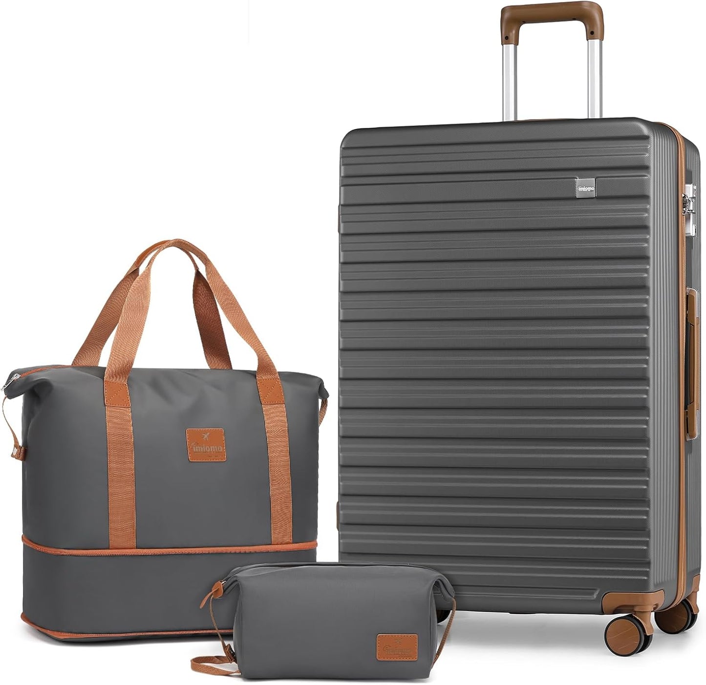 imiomo 28 IN Large Luggage, Suitcase with Spinner Wheels, Hardside Lightweight Rolling Travel Luggage with TSA Lock