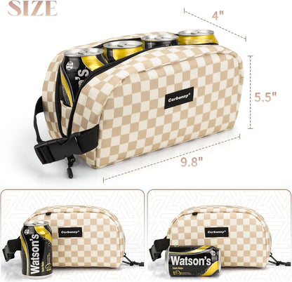 Small Cooler Bag Freezable Lunch Bag for Work School Travel,Leak-proof Small Lunch Bag,Small Insulated Bag For Kids/Adults,Freezer Lunch Bags,Freezable Snack Bag,Mini Lunch Bag 9.8x5.5x4 inch
