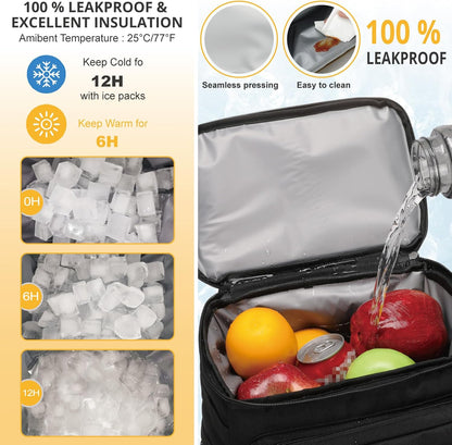 Tactical Backpack Cooler,Soft Lightweight Leakproof Cooler Backpack,Insulated Cooler Bag,Portable Soft Cooler Bag Waterproof for Beach, Travel, Camping, Picnic, Hiking