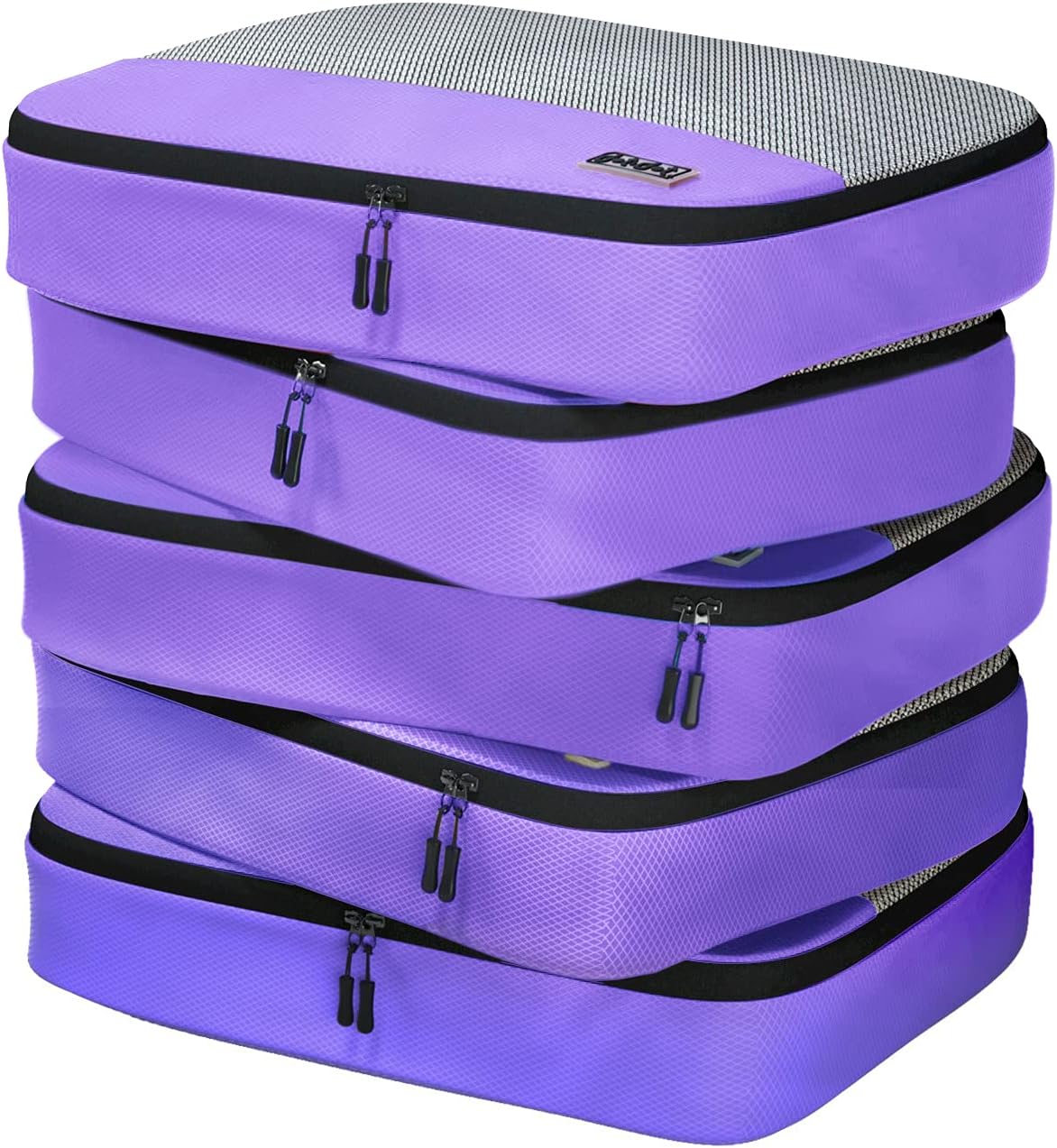 Large Packing Cubes for Suitcases - 5 Pcs set of Packing Cubes for Travel Carry on Suitcase Organizer Bags - Travel Cubes Organizer Bags for Luggage