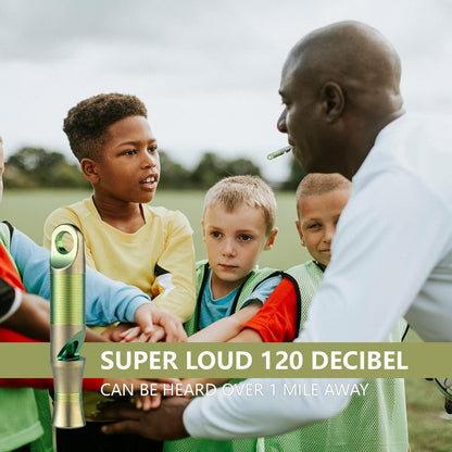 WeKnife Emergency Whistle Survival Loud, Titanium Outdoor Safety Whistle Survival Shrill Loud Blast with Paracord for Kayak, Life Vest, Jacket, Boating, Fishing,Camping, Hiking, Hunting, Coyote