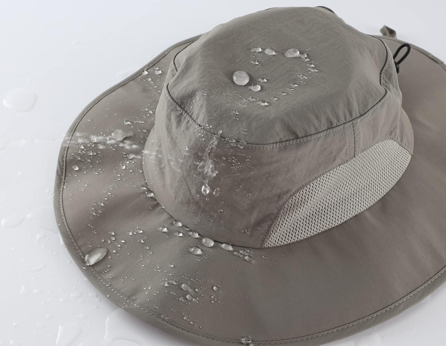 Home Prefer UPF50+ Mens Sun Hat Wide Brim Fishing Hat for Men UV Protection Womens Beach Bucket Hat for Golf Hiking Gardening