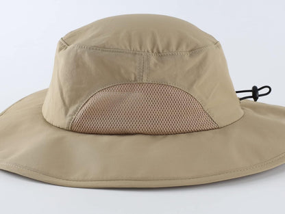 Home Prefer UPF50+ Mens Sun Hat Wide Brim Fishing Hat for Men UV Protection Womens Beach Bucket Hat for Golf Hiking Gardening
