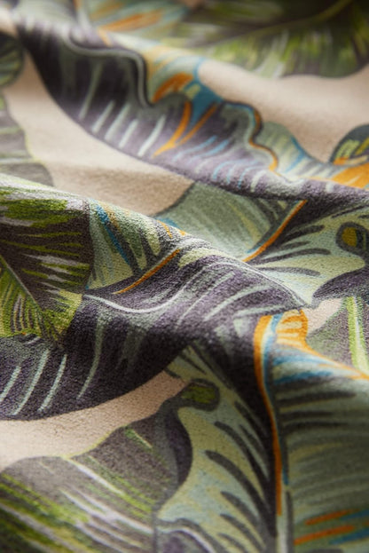 Nomadix Mini Towel - Perfect for Beach, Pool, Travel, Camping, Yoga - Made with Recycled Materials - Super Absorbent - Sand Resistant - Banana Leaf Green - 16x40