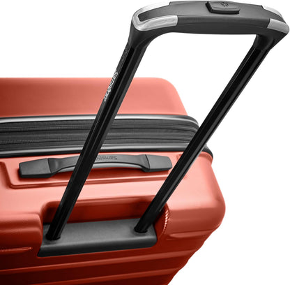 Samsonite Omni 2 Hardside Expandable Luggage with Spinner Wheels, 2-Piece Set (19/24), Brick Orange