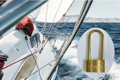 Weather Proof Locks with Same Key#31322, Solid Brass Keyed Alike Padlocks with - Image 5